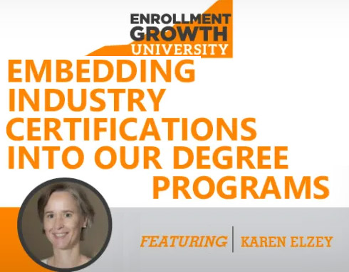 Embedding Industry Certifications Into Our Degree Programs